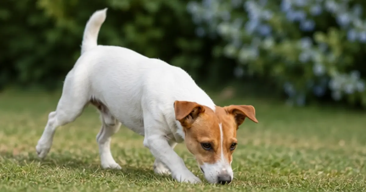 Jack Russell Terrier durante un'attività educativa gentile