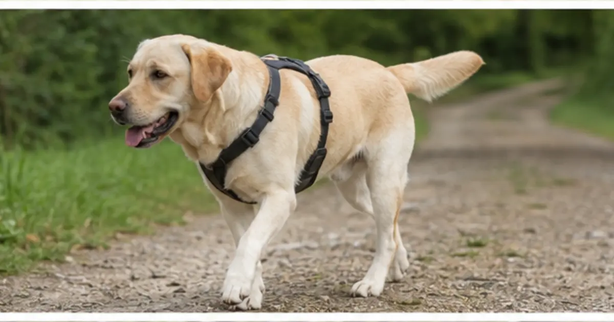 Labrador Retriever durante un'attività educativa gentile